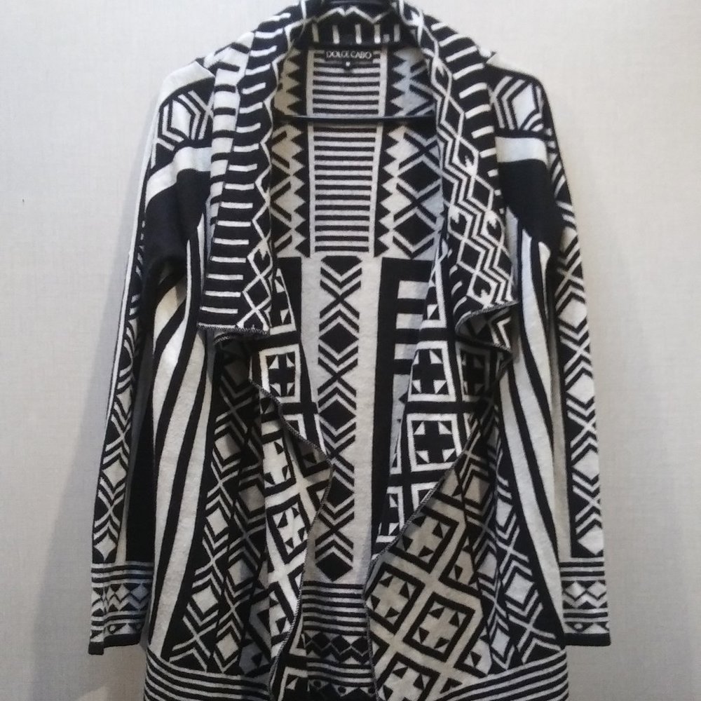 Dolce Cabo Black and white cardigan